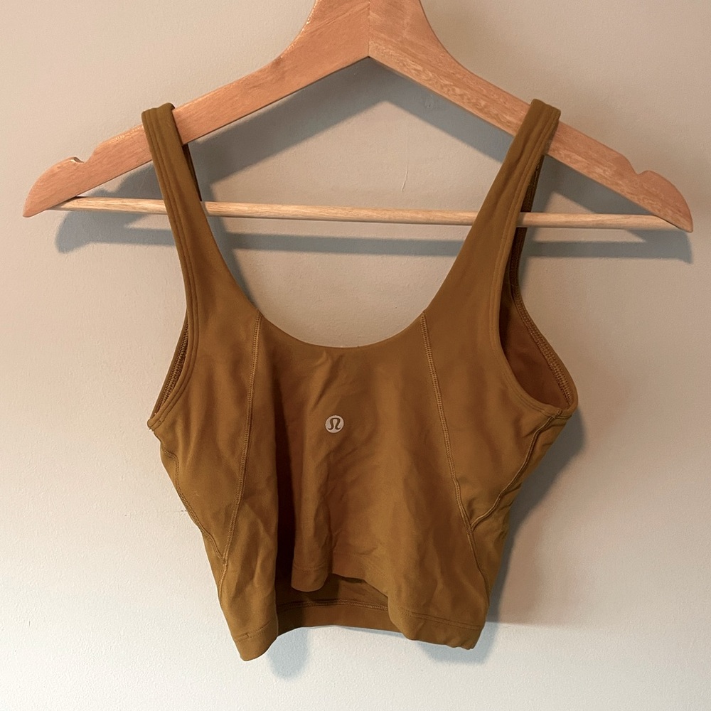 lululemon athletica Brown Tank Top